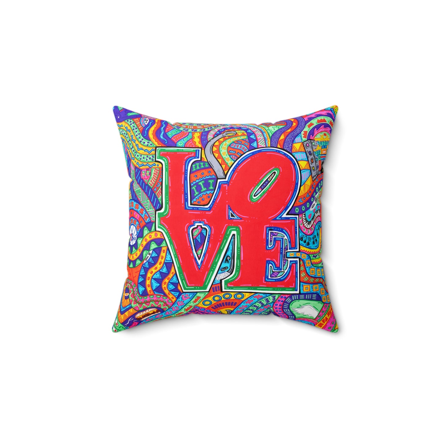 Brotherly Love Square Pillow